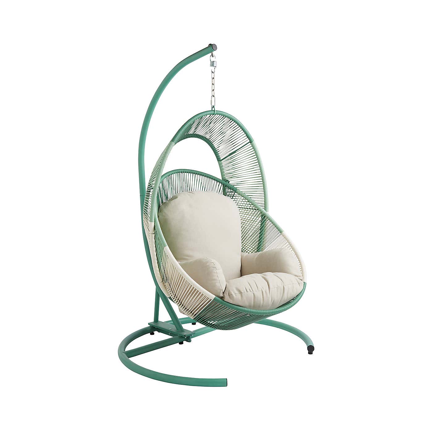 Straight Back Egg Chair Replacement Cushion