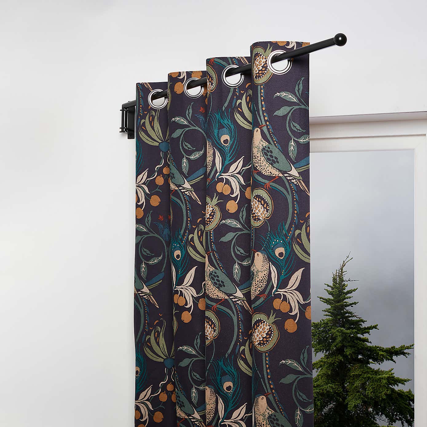 Dormer Door Curtain Rod