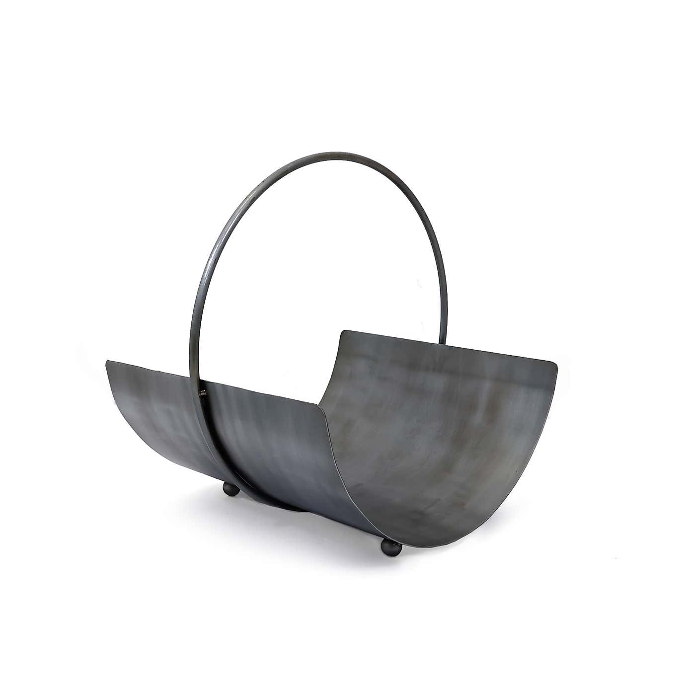 Snug - Fireside Chrome Iron Firewood Hold