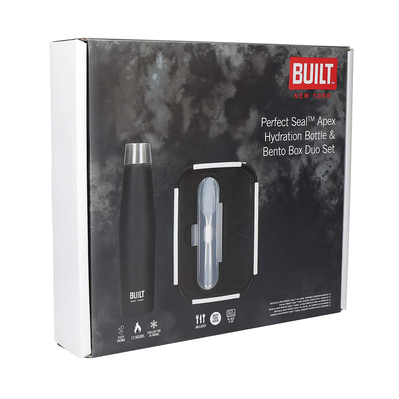 Built Leakproof Bento Box and Water Bottle Set