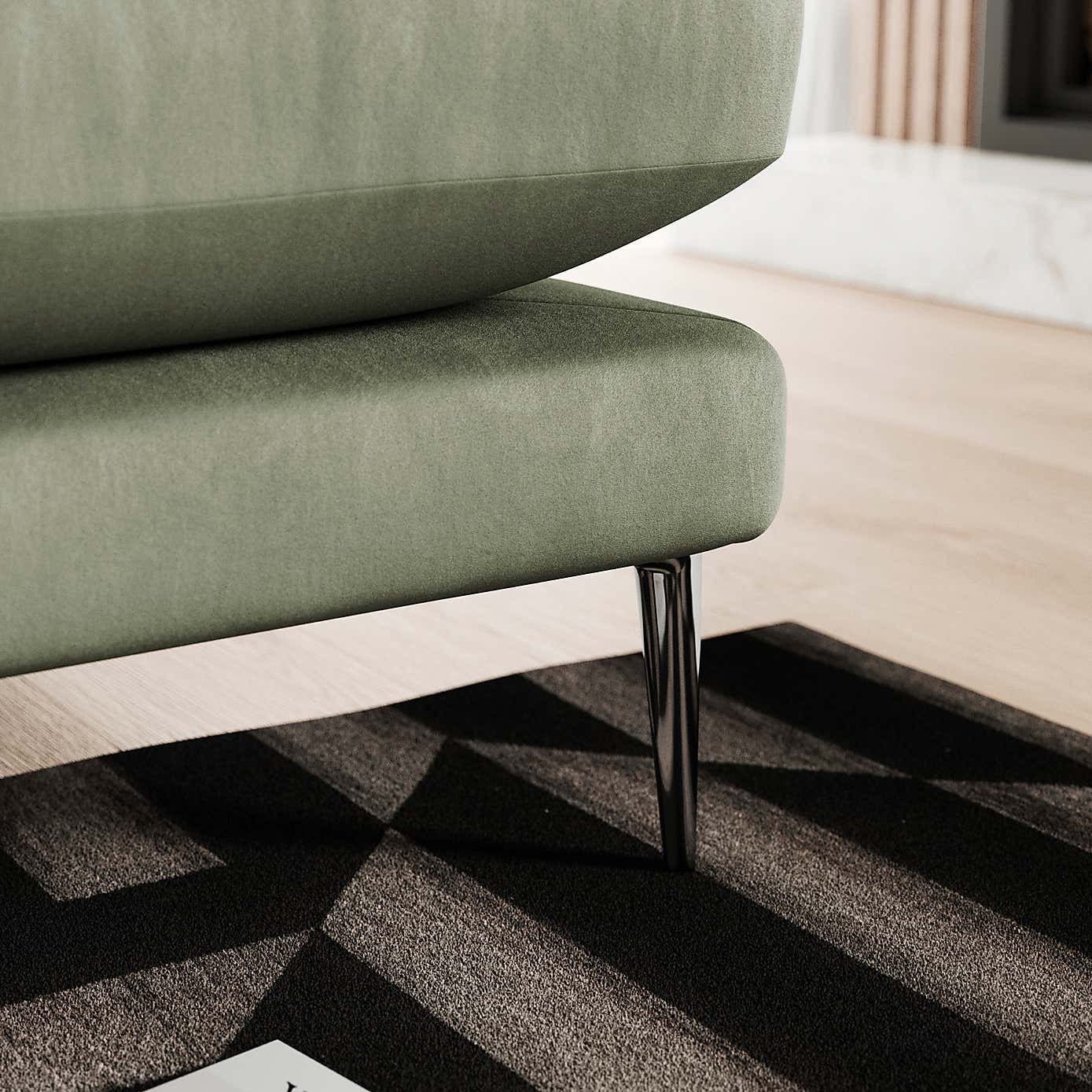 Matte Plush Velvet Fabric Sample