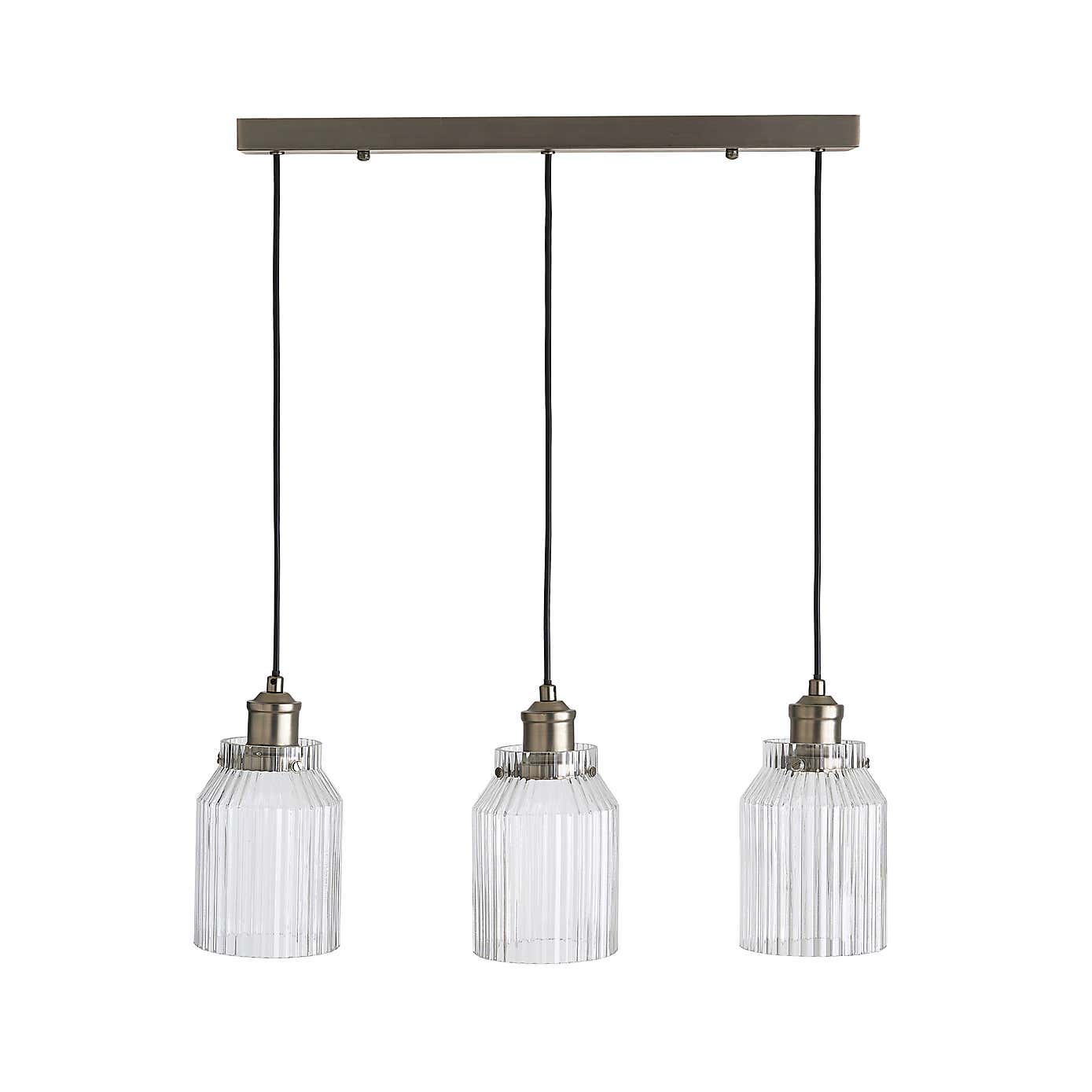 Tobias 3 Light Diner Ceiling Fitting