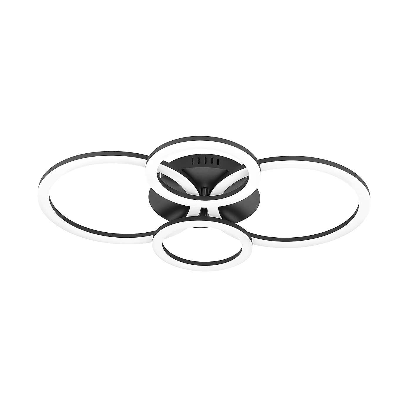 EGLO Parrapos-Z Large Flush Ceiling Light