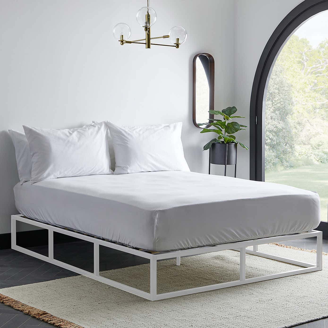 Return - London Bed Frame, Single White