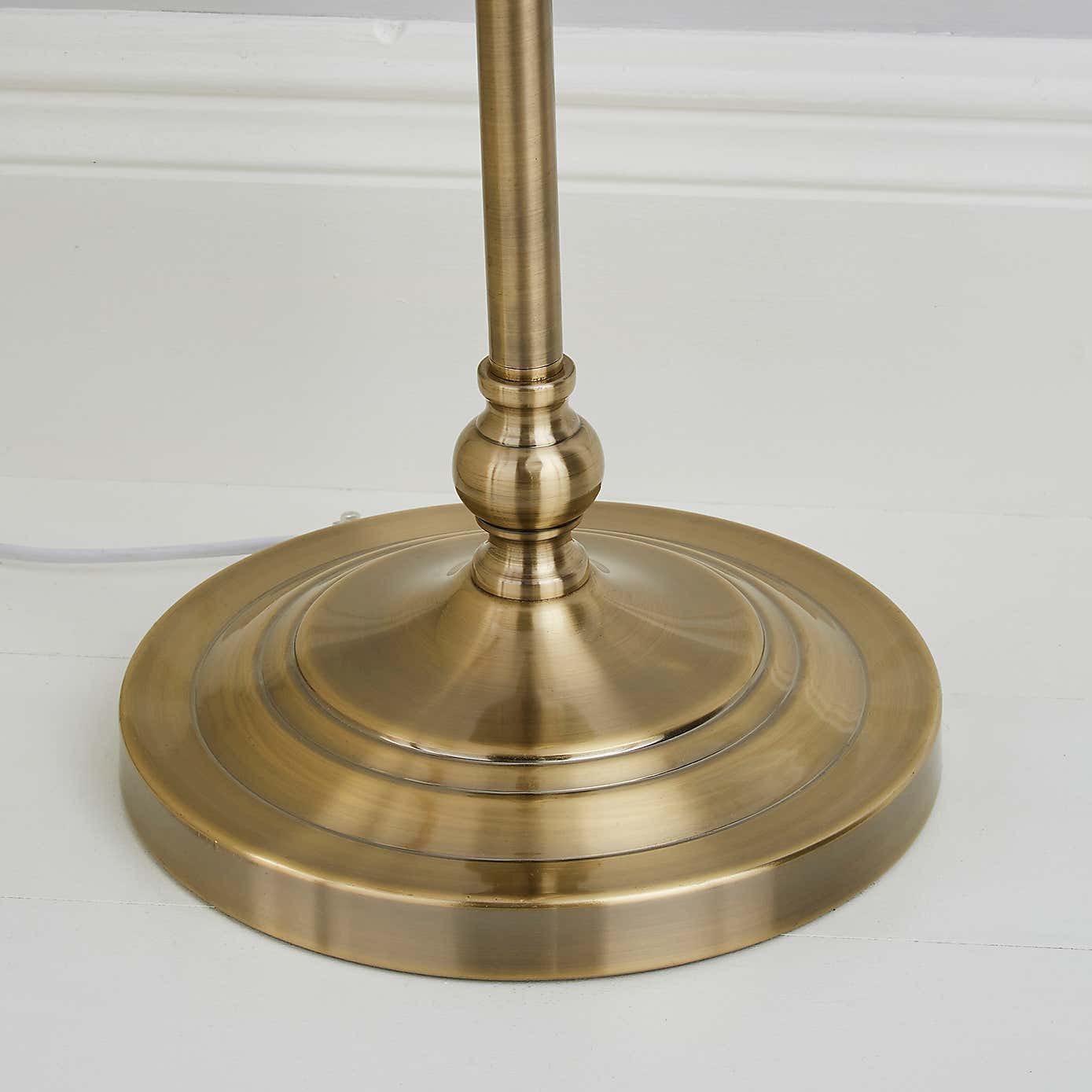 Irene Touch Antique Brass Floor Lamp Base