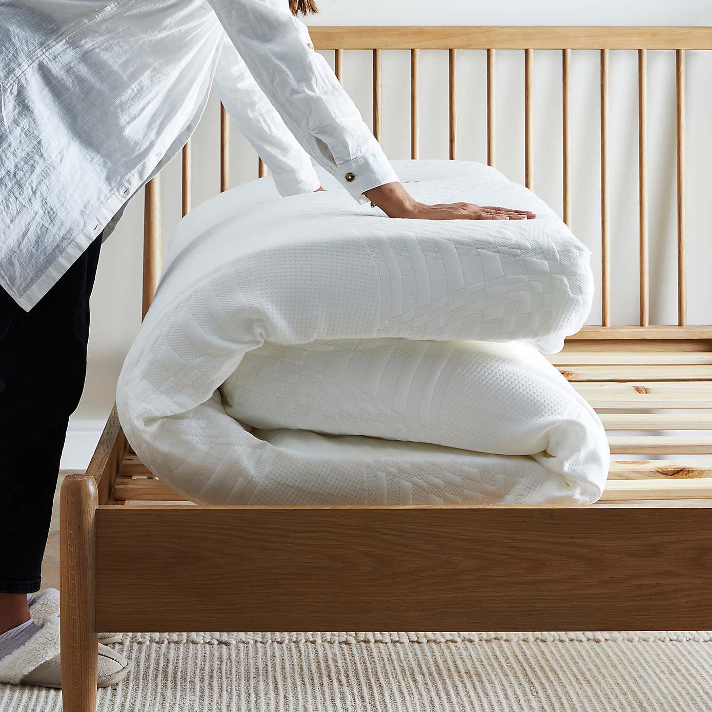 Comfortzone Memory Foam Medium Rolled Mattress