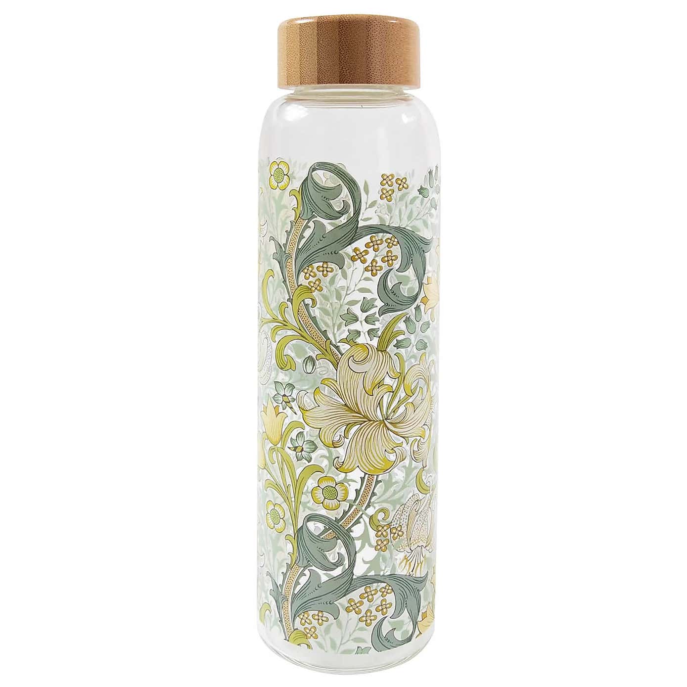 William Morris Golden Lily Glass Water Bottle