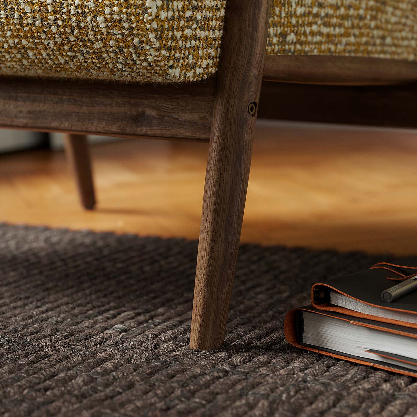 Quinn Textured Sherpa Occasional Armchair