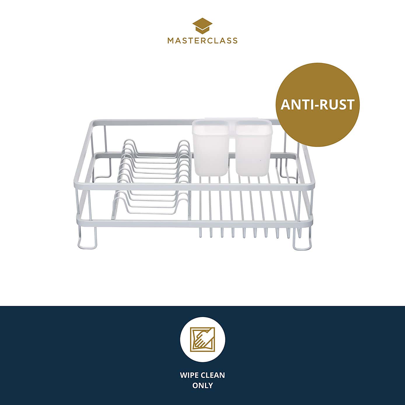 MasterClass Anti-Rust Dish Drainer