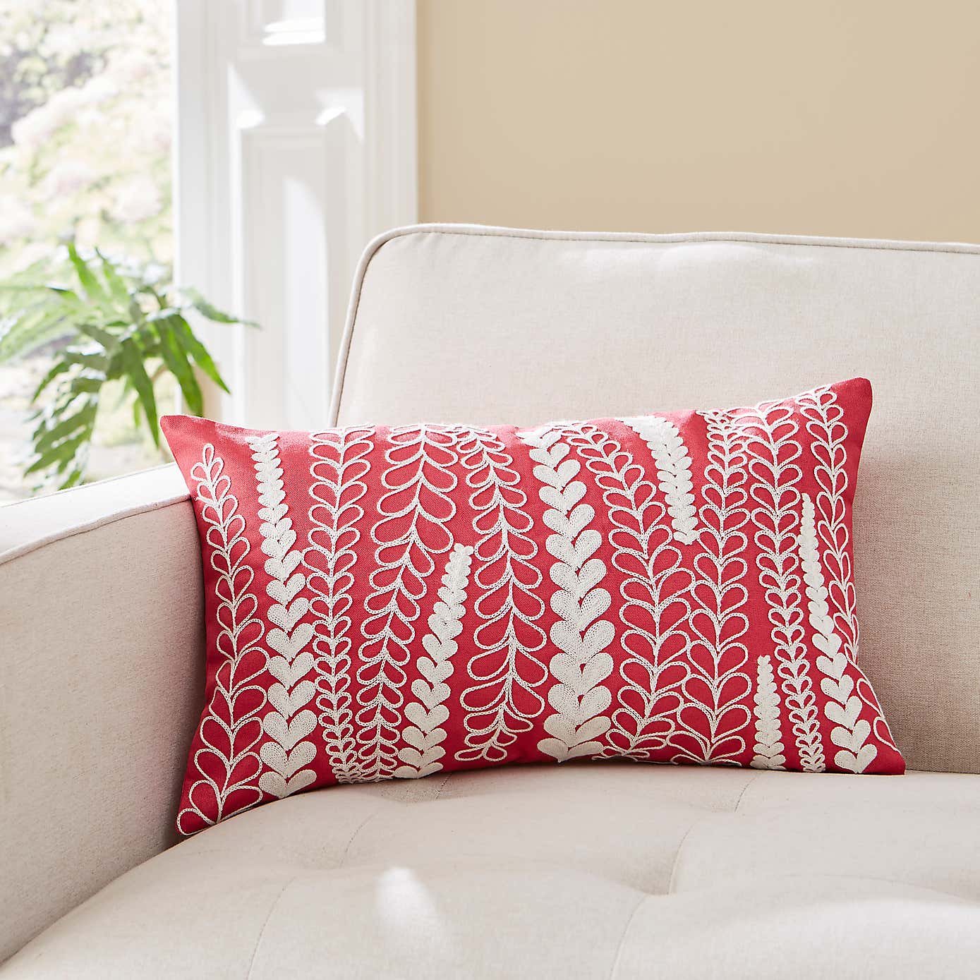 Trailing Floral Cushion