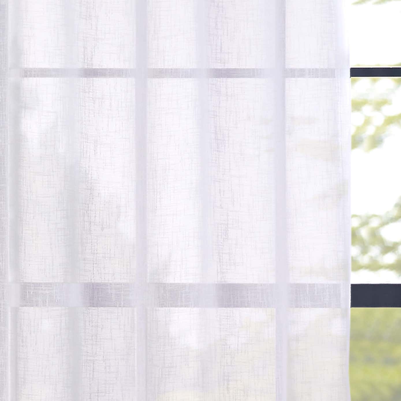 Boucle Eyelet Single Voile Panel