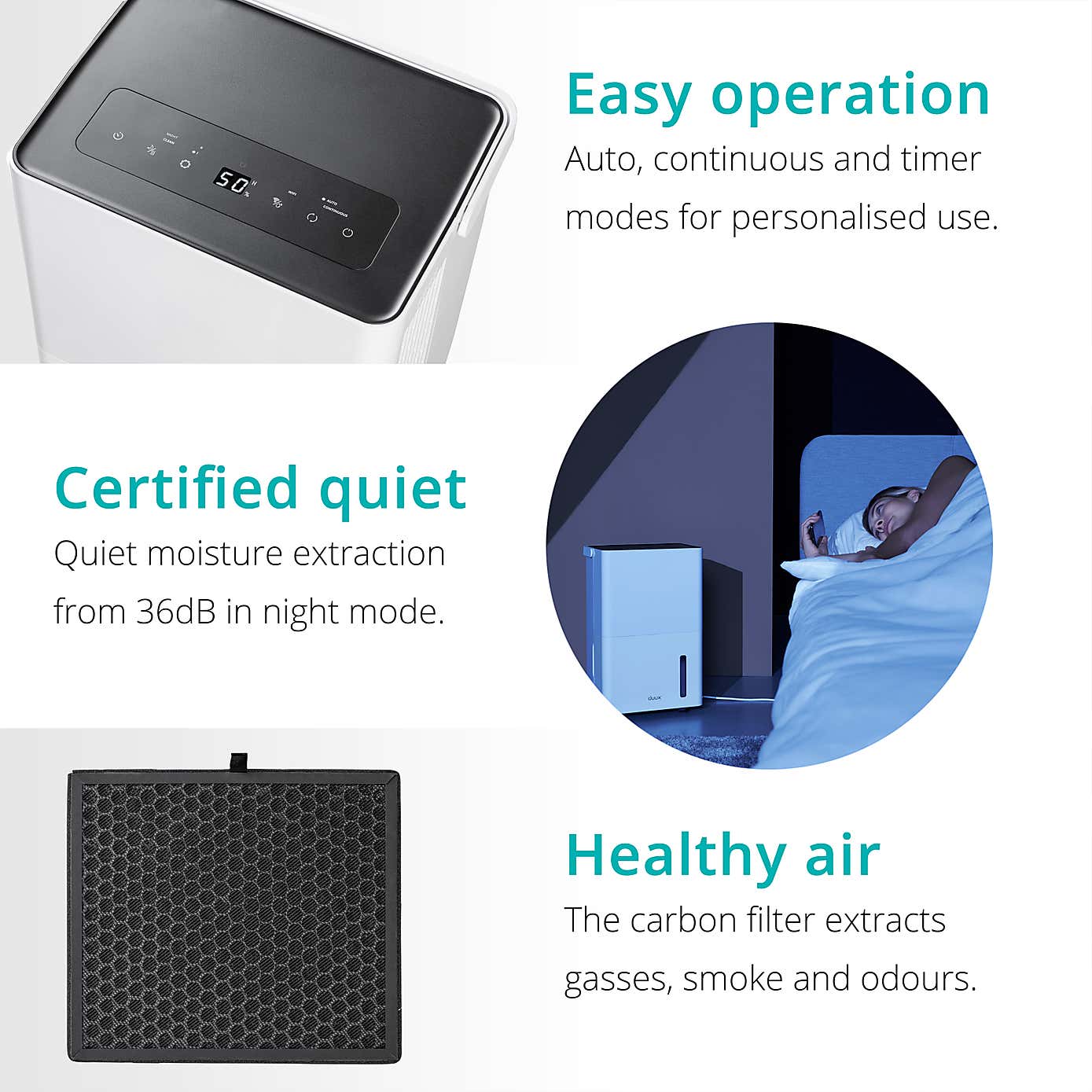 Duux Bora Smart Dehumidifier