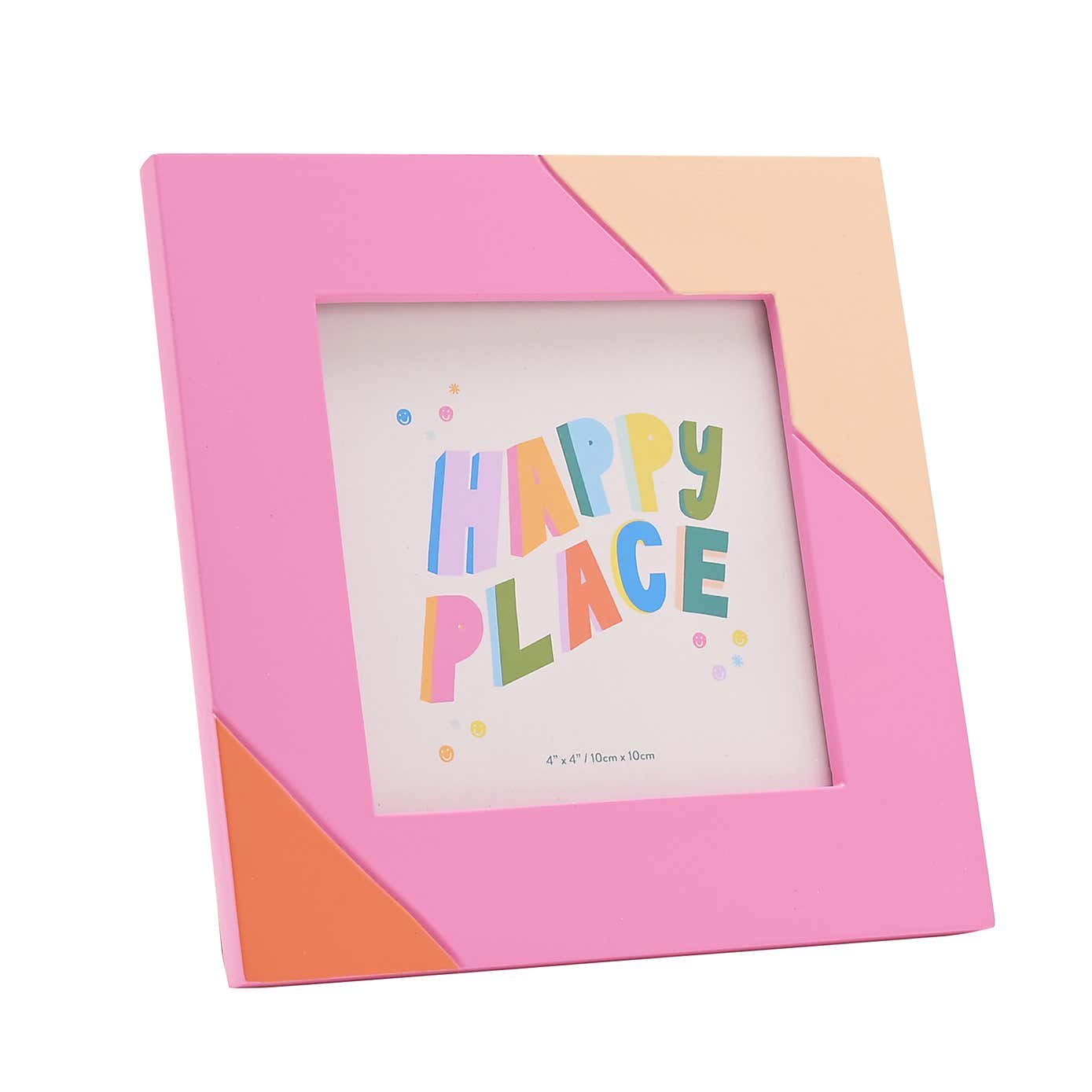 Raspberry Blossom Bold Stripe Photo Frame Pink