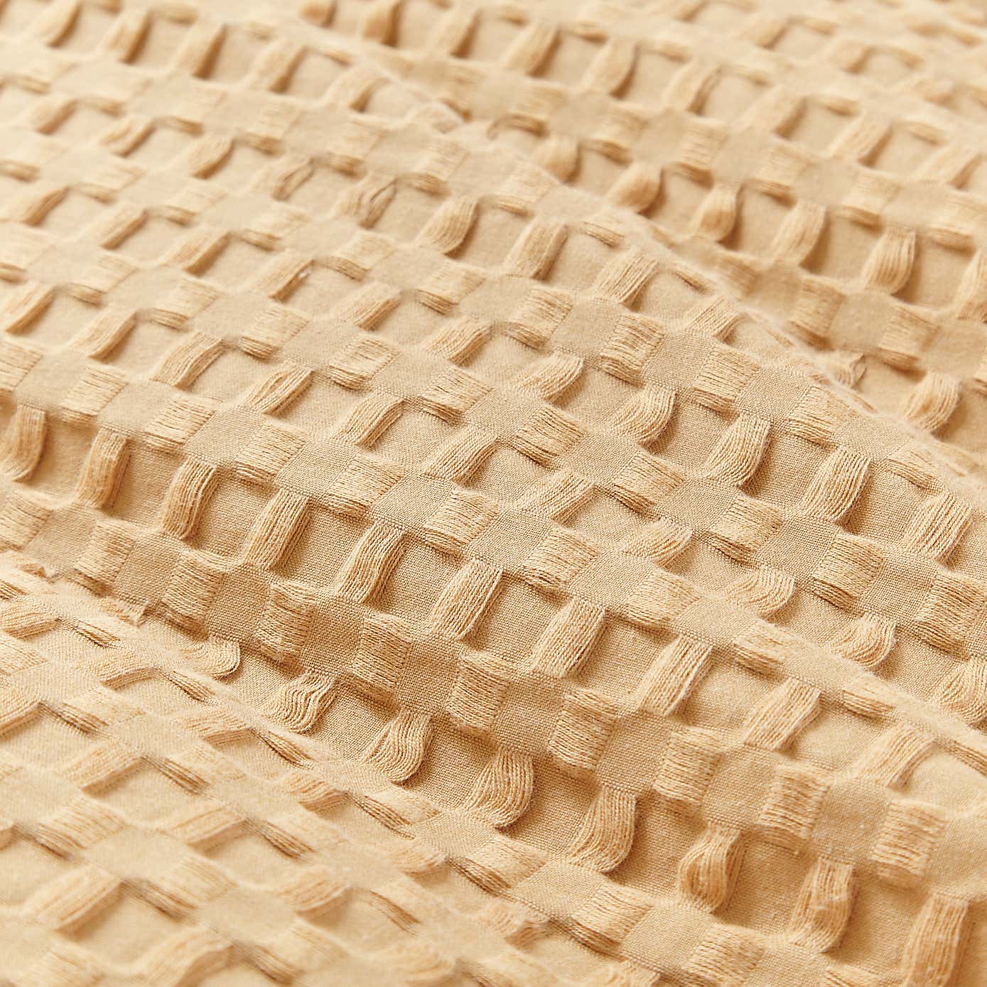 Emerson Waffle Sage Green Duvet Cover and Pillowcase Set