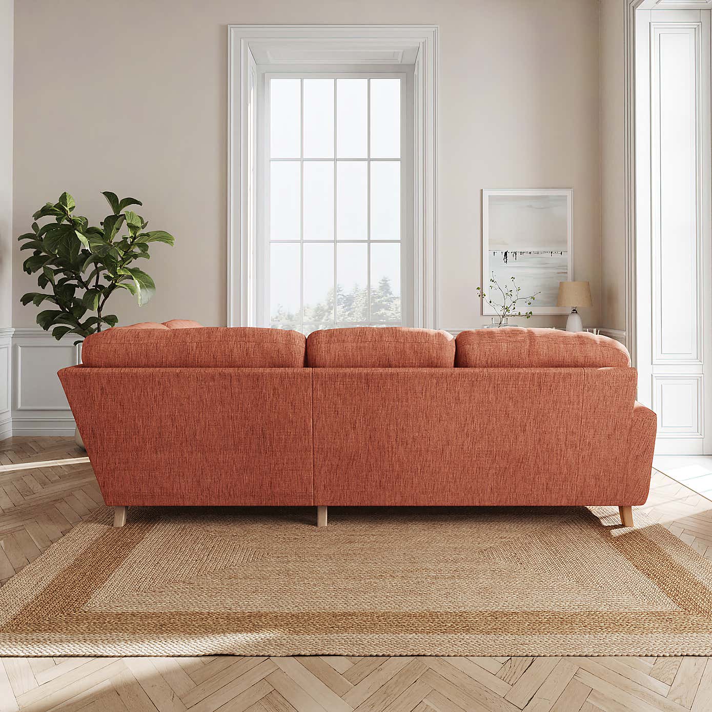 Slub Faux Linen Fabric Sample