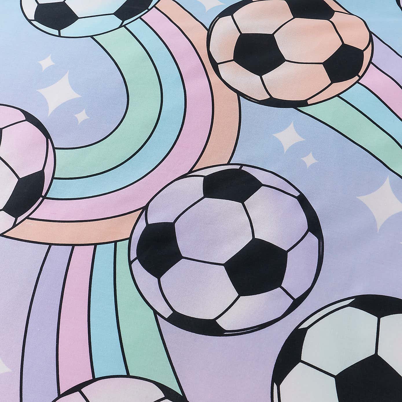 Football Ombre Duvet Cover and Pillowcase Set