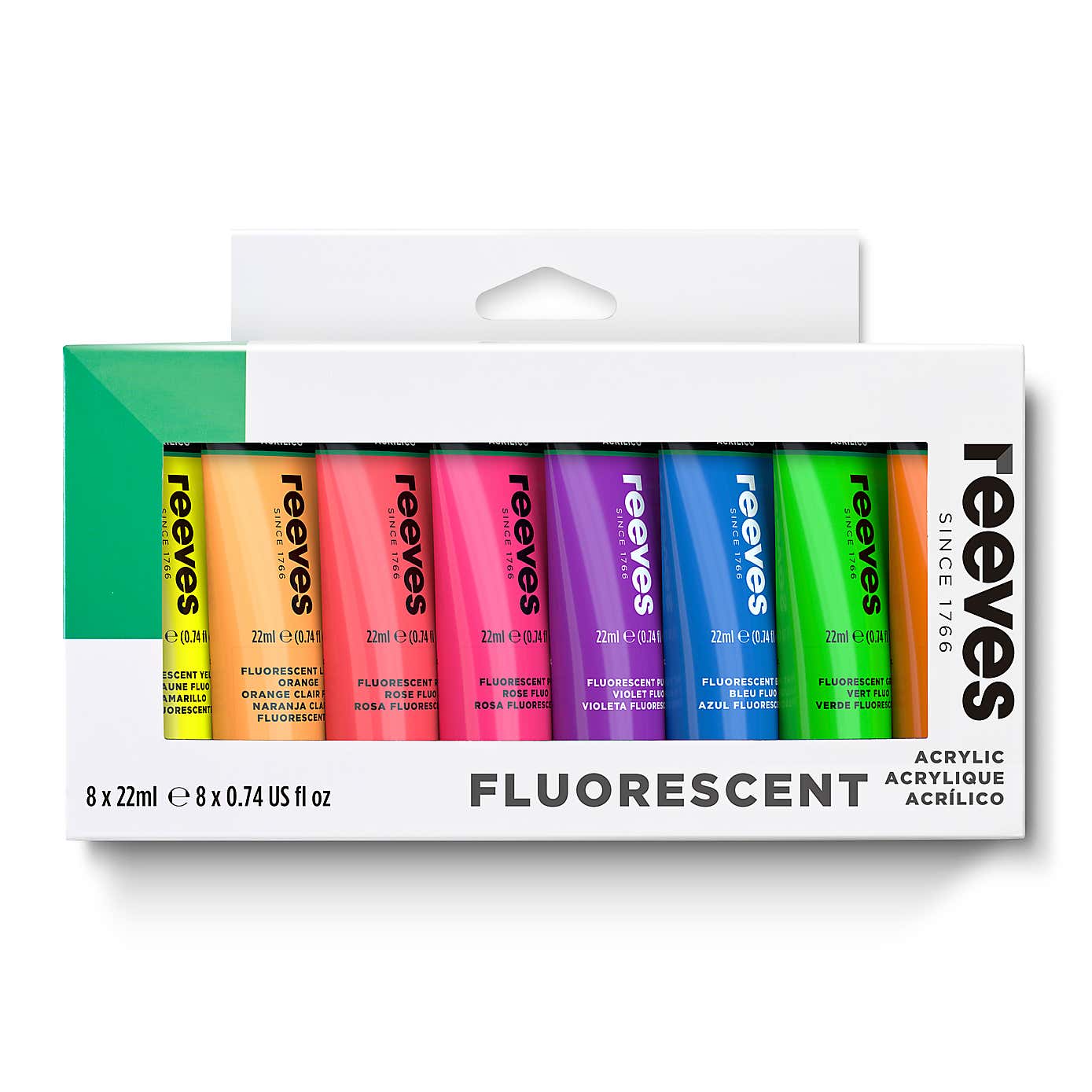 Reeves Fluorescent Paint Set