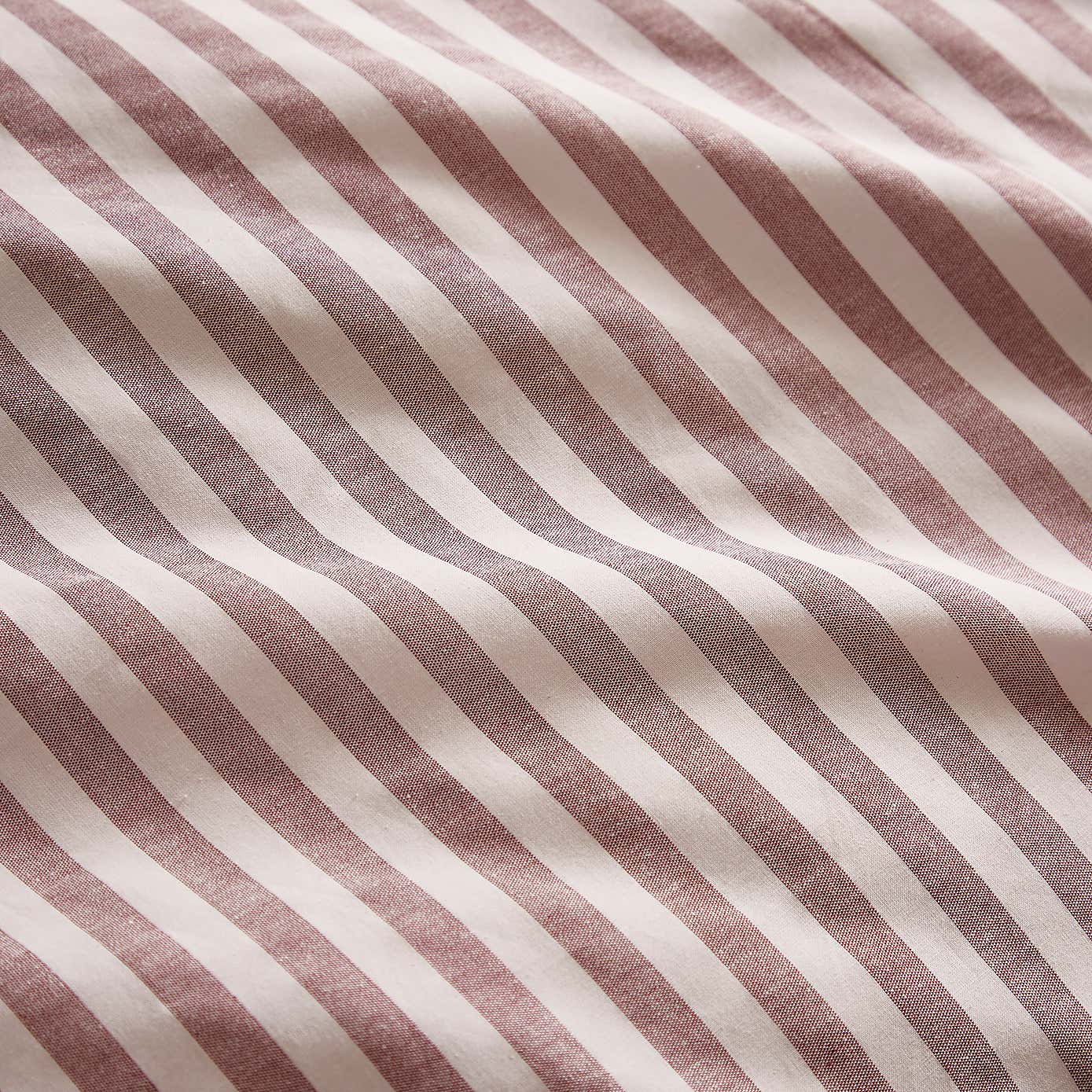 Portloe Stripe Cotton Duvet Cover & Pillowcase Set