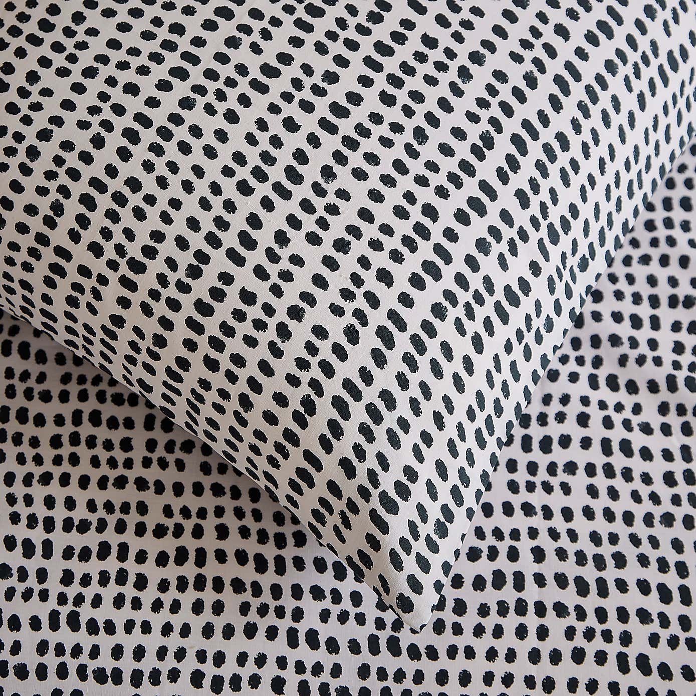 Artisan Spot Polycotton Duvet Cover and Pillowcase Set