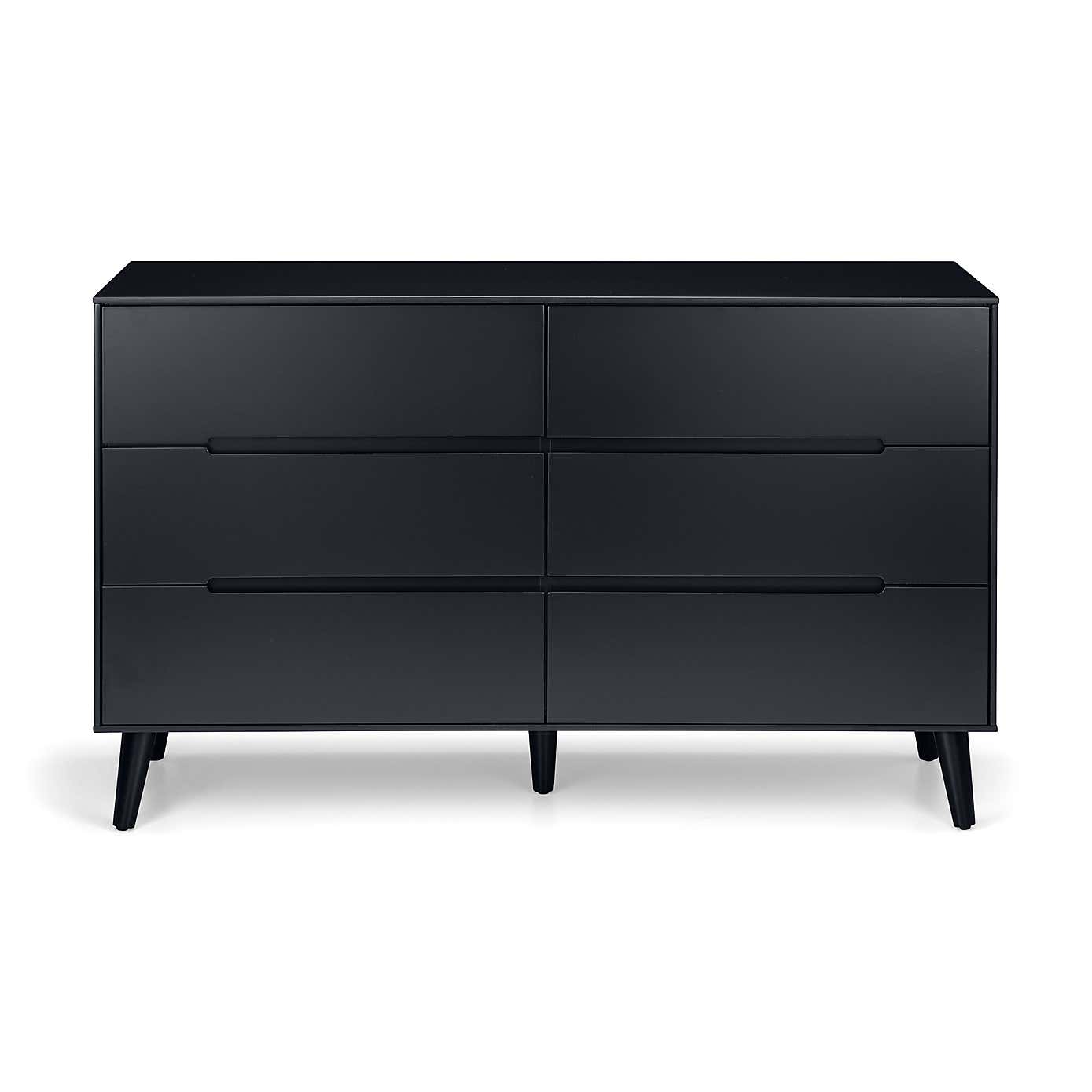 Cecil 6 Drawer Wide Chest, Anthracite