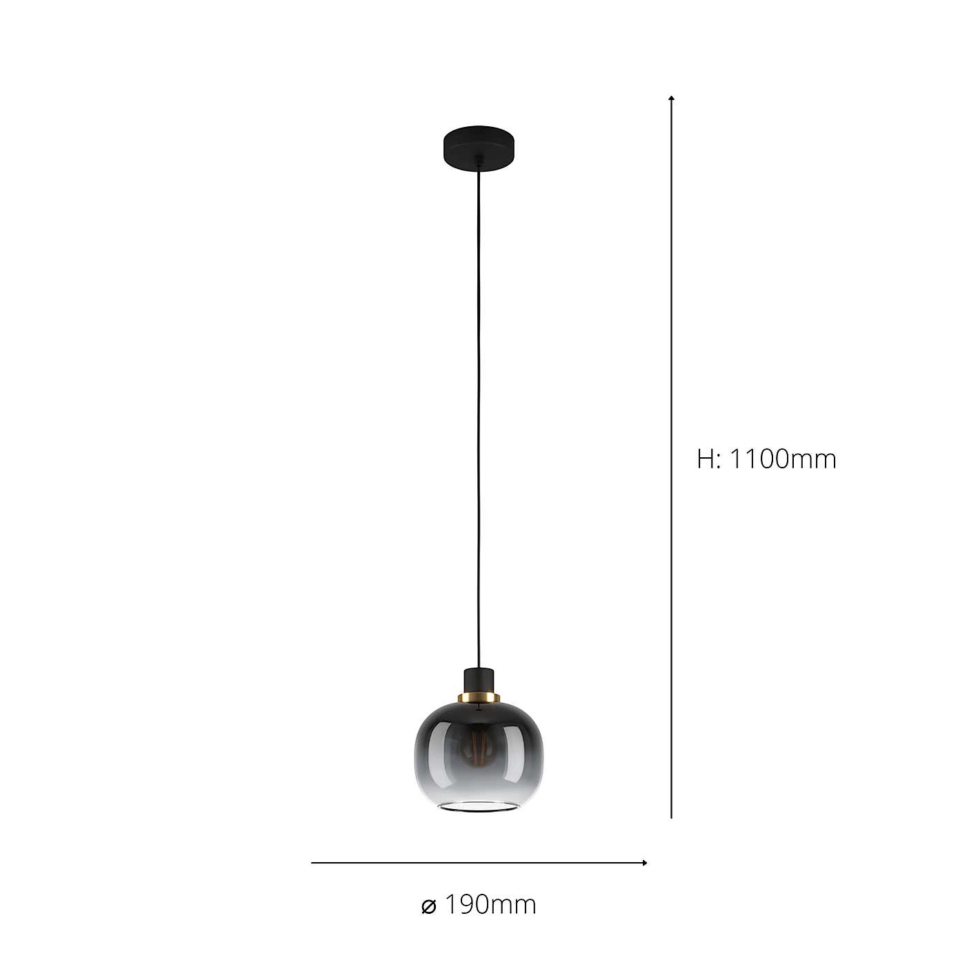 EGLO Oilella Adjustable Pendant Light