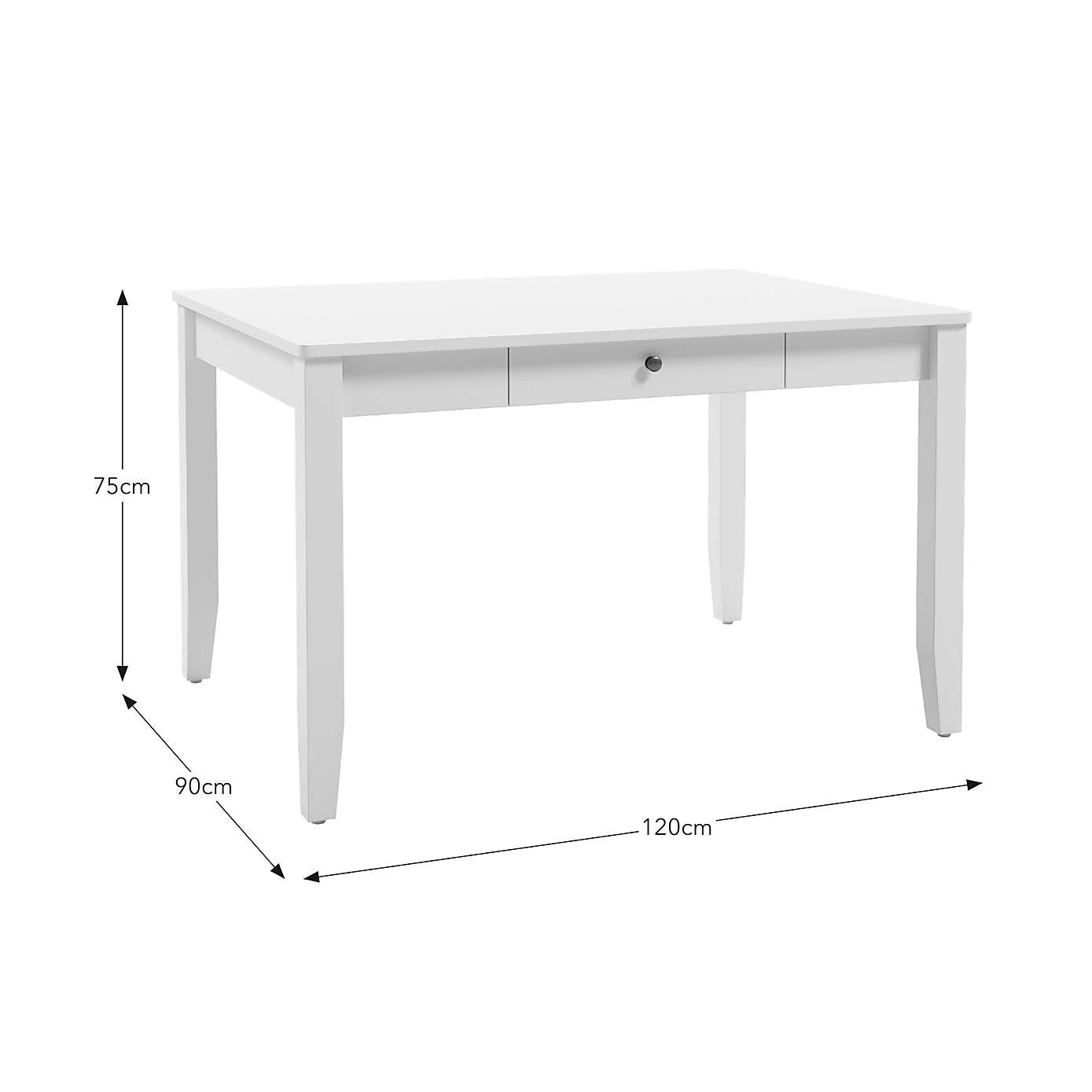 Lynton Compact Rectangular 4 Seater Dining Table