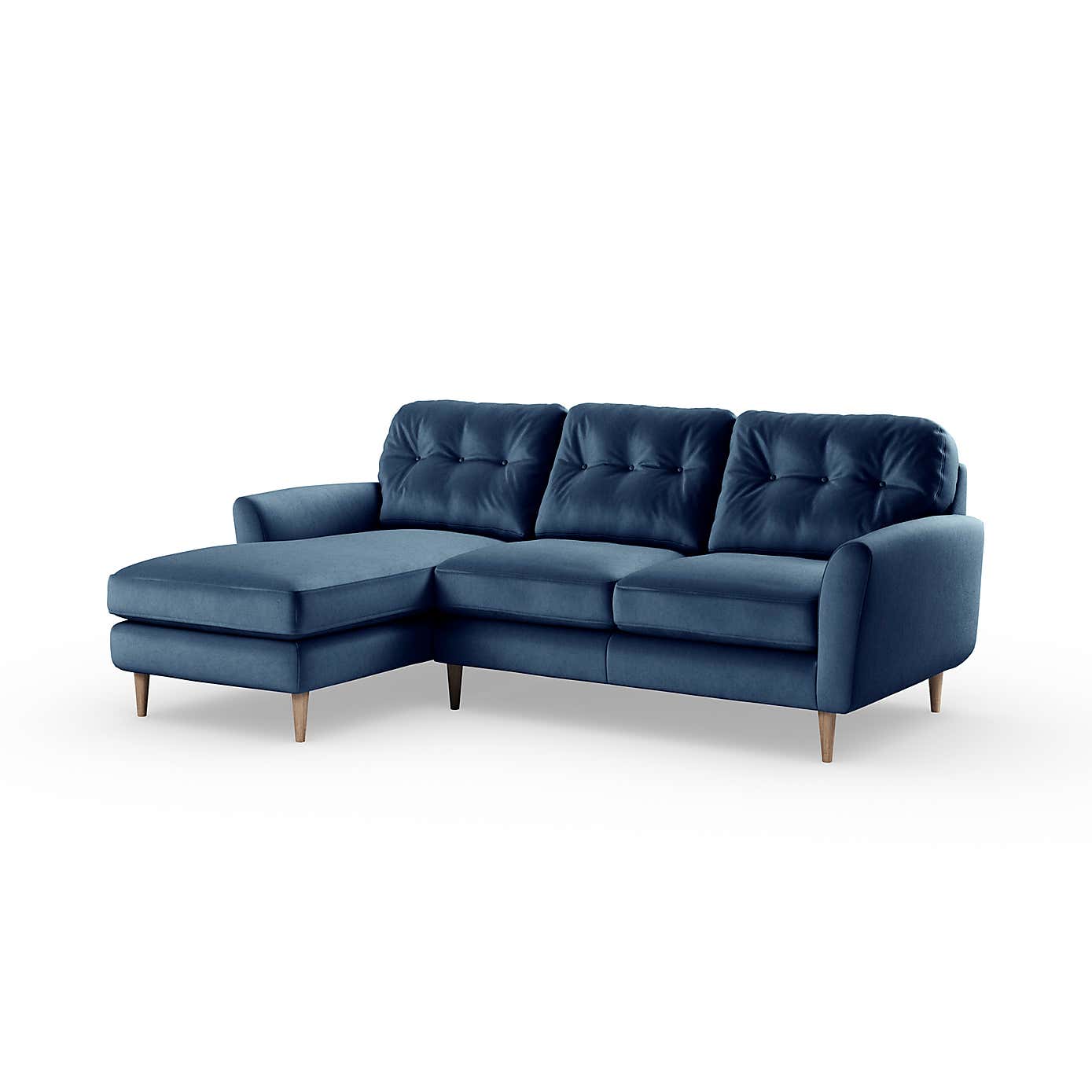 Sven Opulent Velvet Large Corner Chaise Sofa