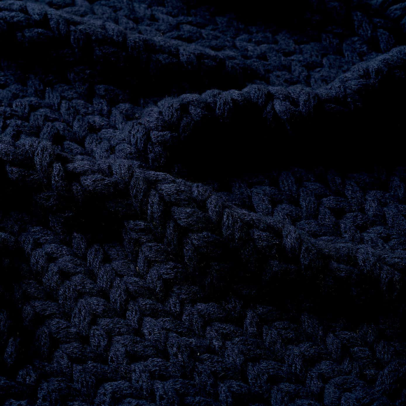 Chunky Knit Recycled Throw 130cm x 170cm