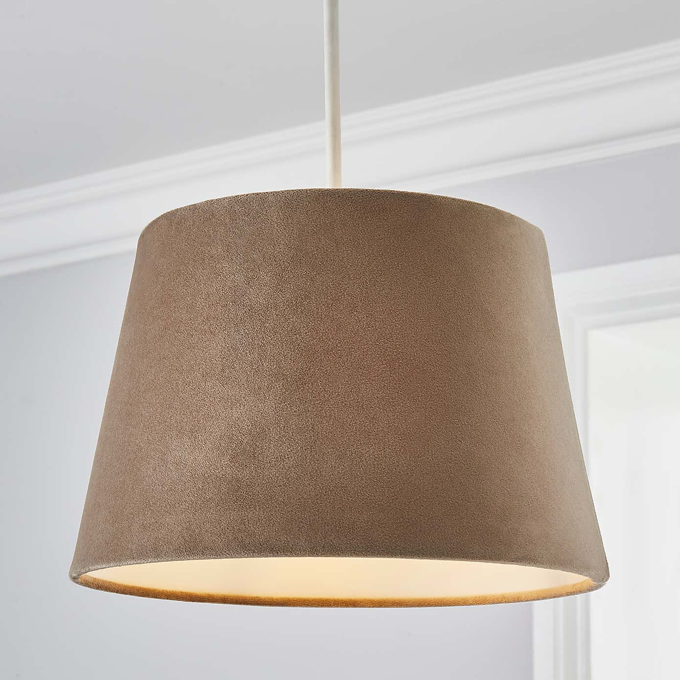 Clara Velvet Tapered Lamp Shade