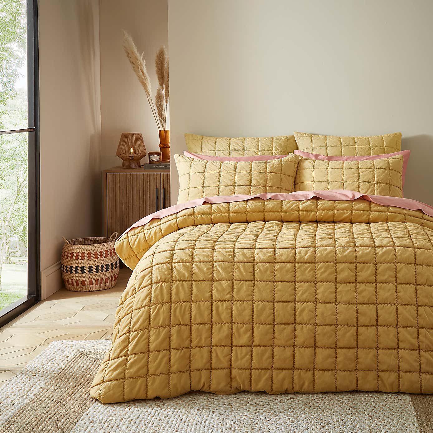 Evana Stitch Standard Pillowcase Pair