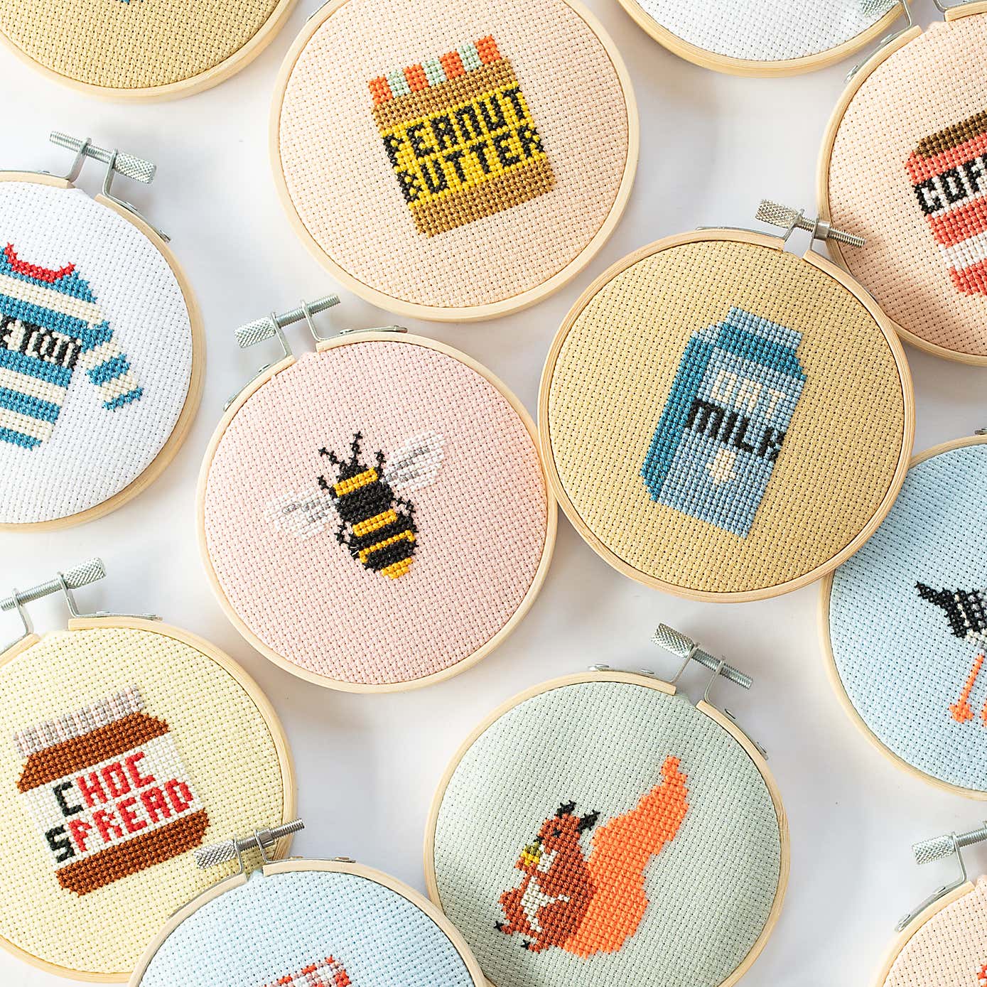 Cotton Clara Peanut Butter Cross Stitch Kit