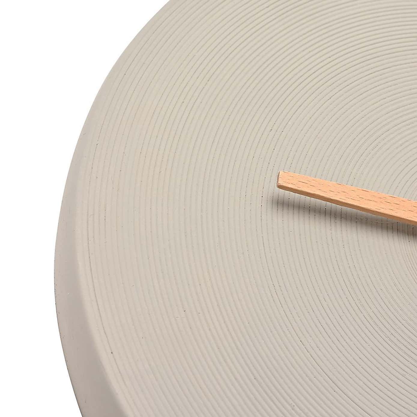 Interval Cement Wall Clock