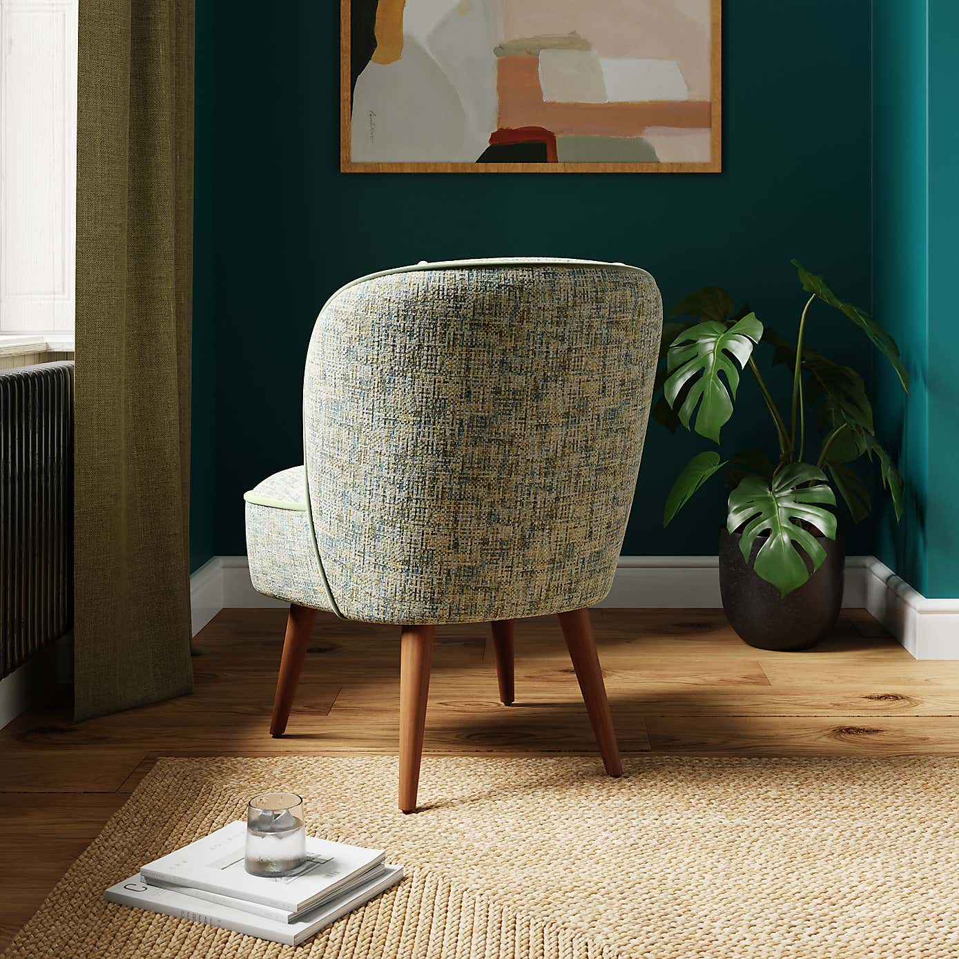 Elsie Multi Chenille Cocktail Chair