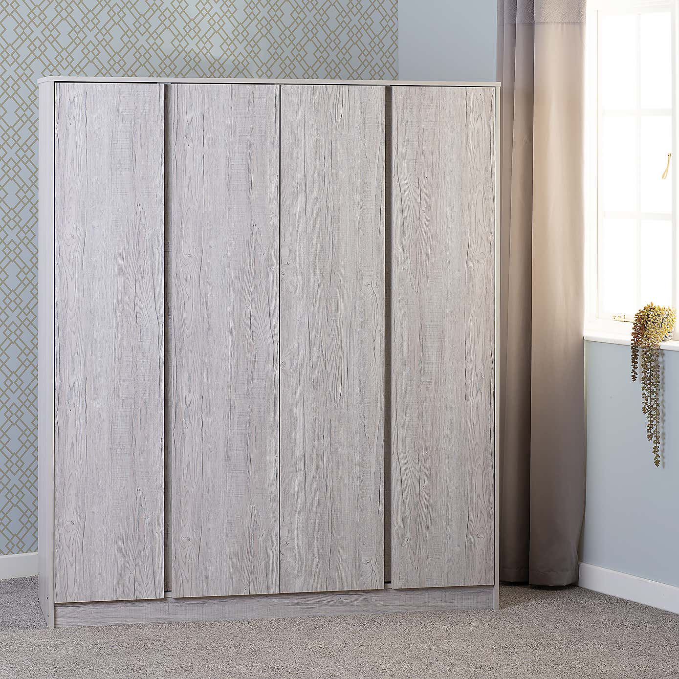 Malvern 4 Door Wardrobe