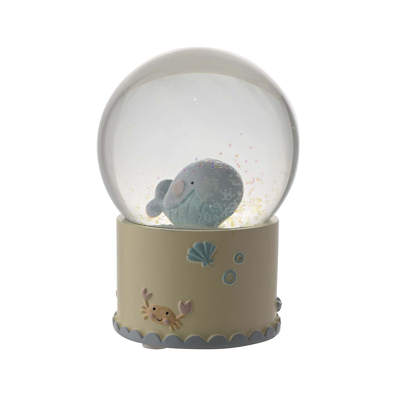 Petit Cheri Whale Snow Globe