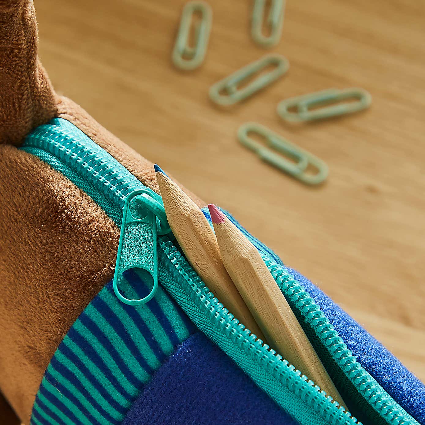 Waters & Noble Pencil Case Sausage Dog with Zip Charm