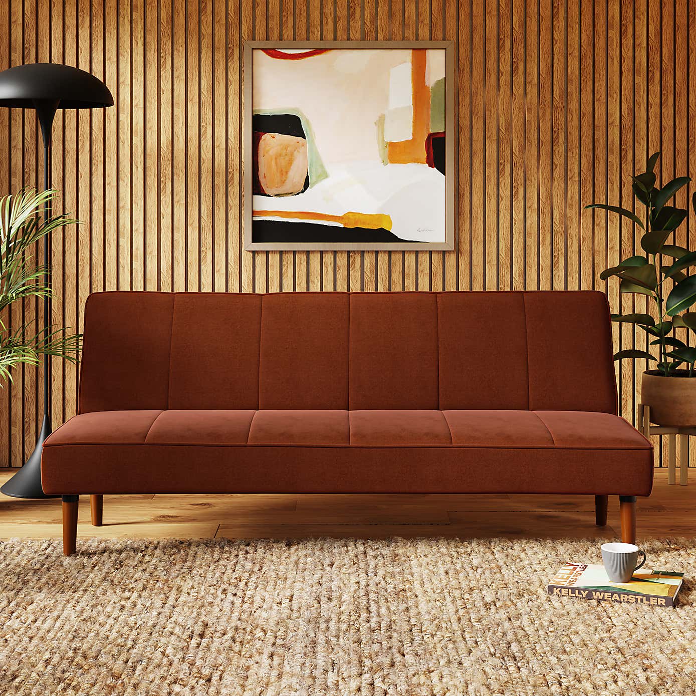 Niko Velvet Clic Clac Sofa Bed