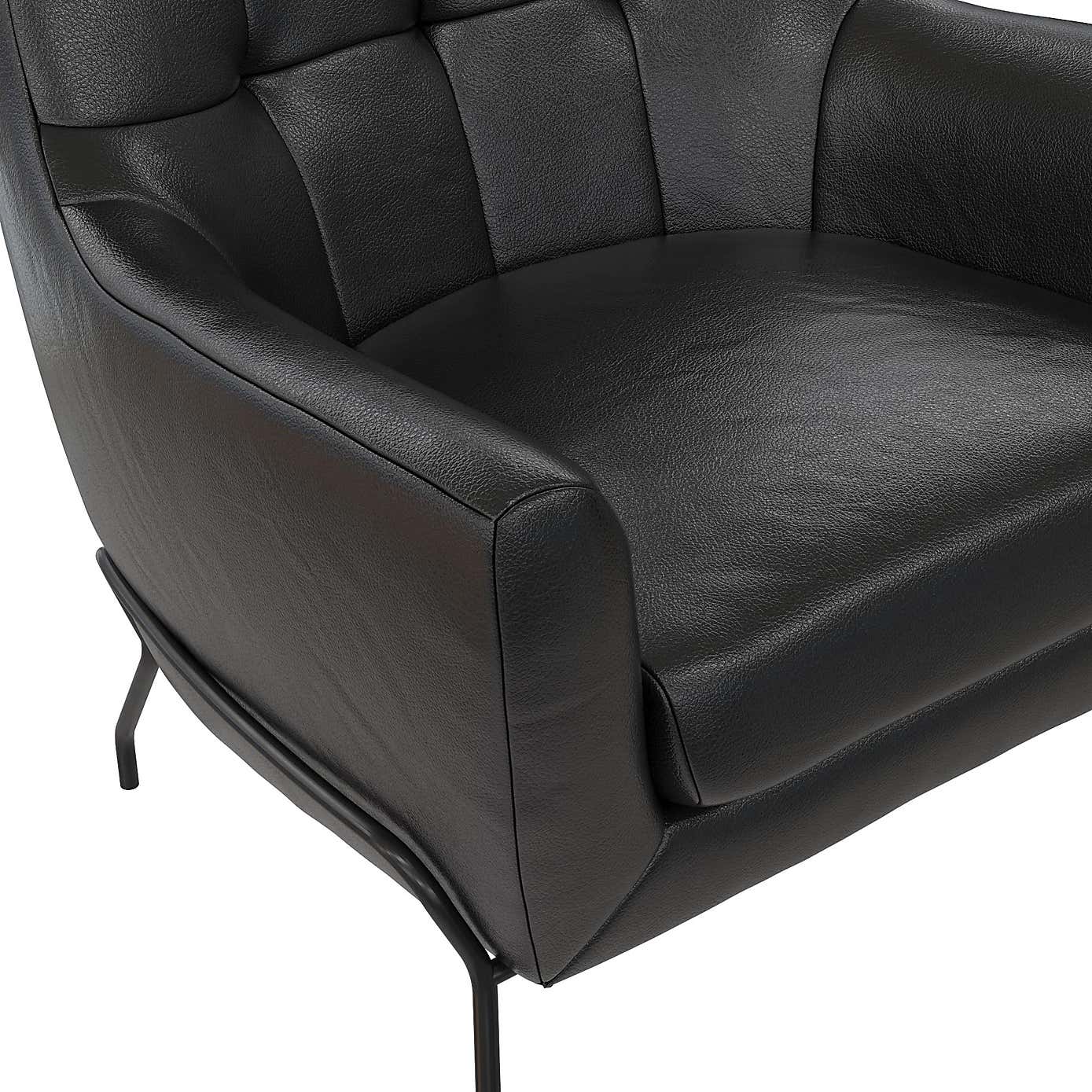 Brayden Faux Leather Accent Chair