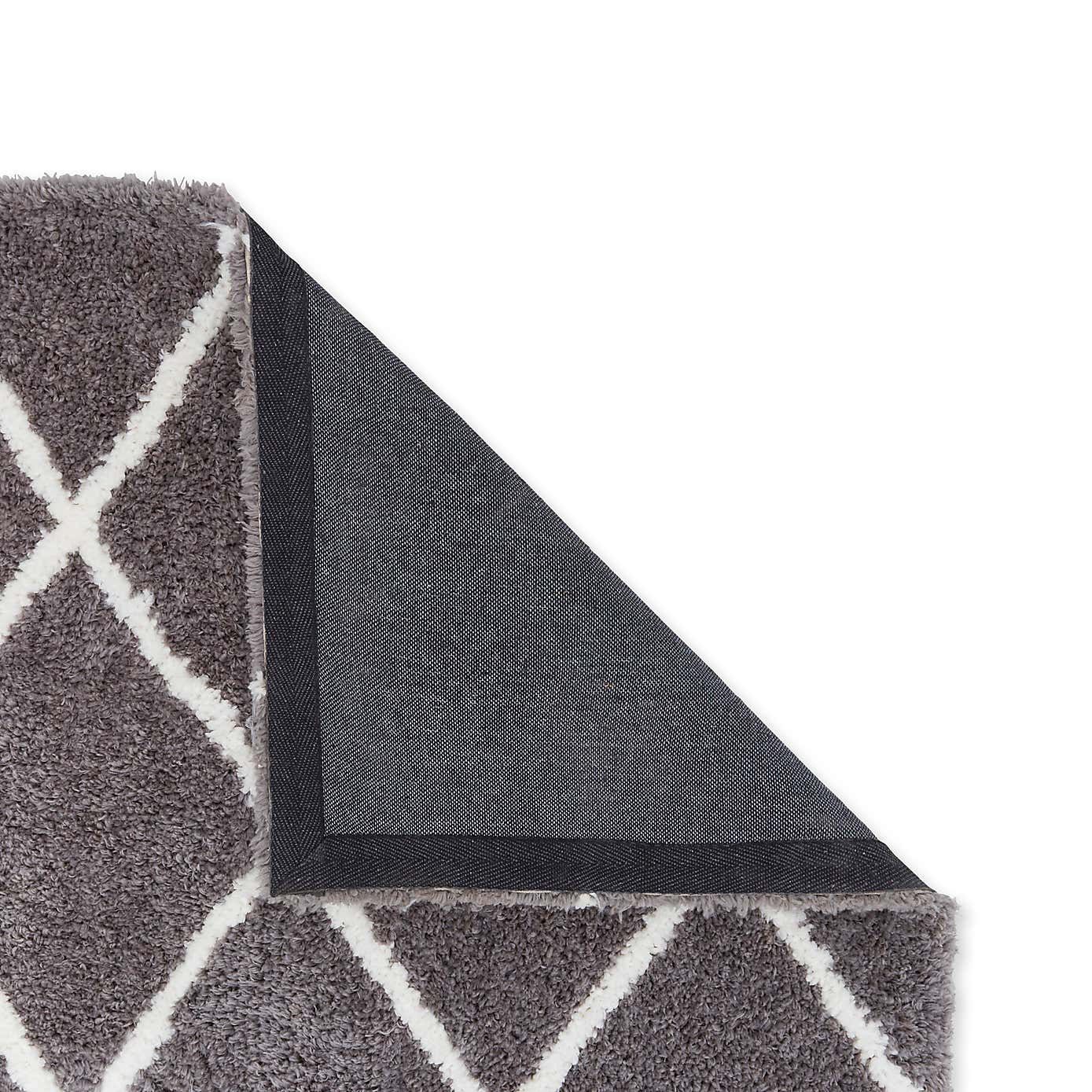 Diamond Berber Shaggy Rug