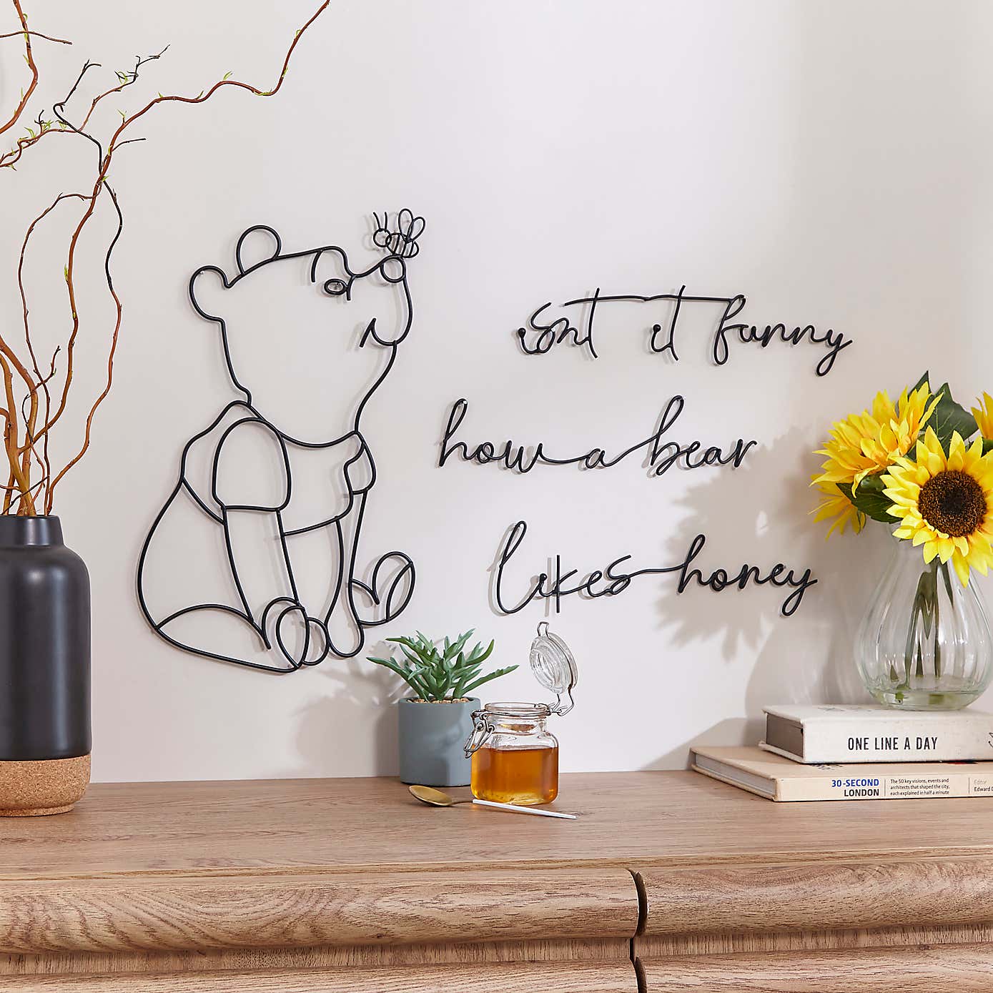 Disney Winnie the Pooh Wire Wall Art