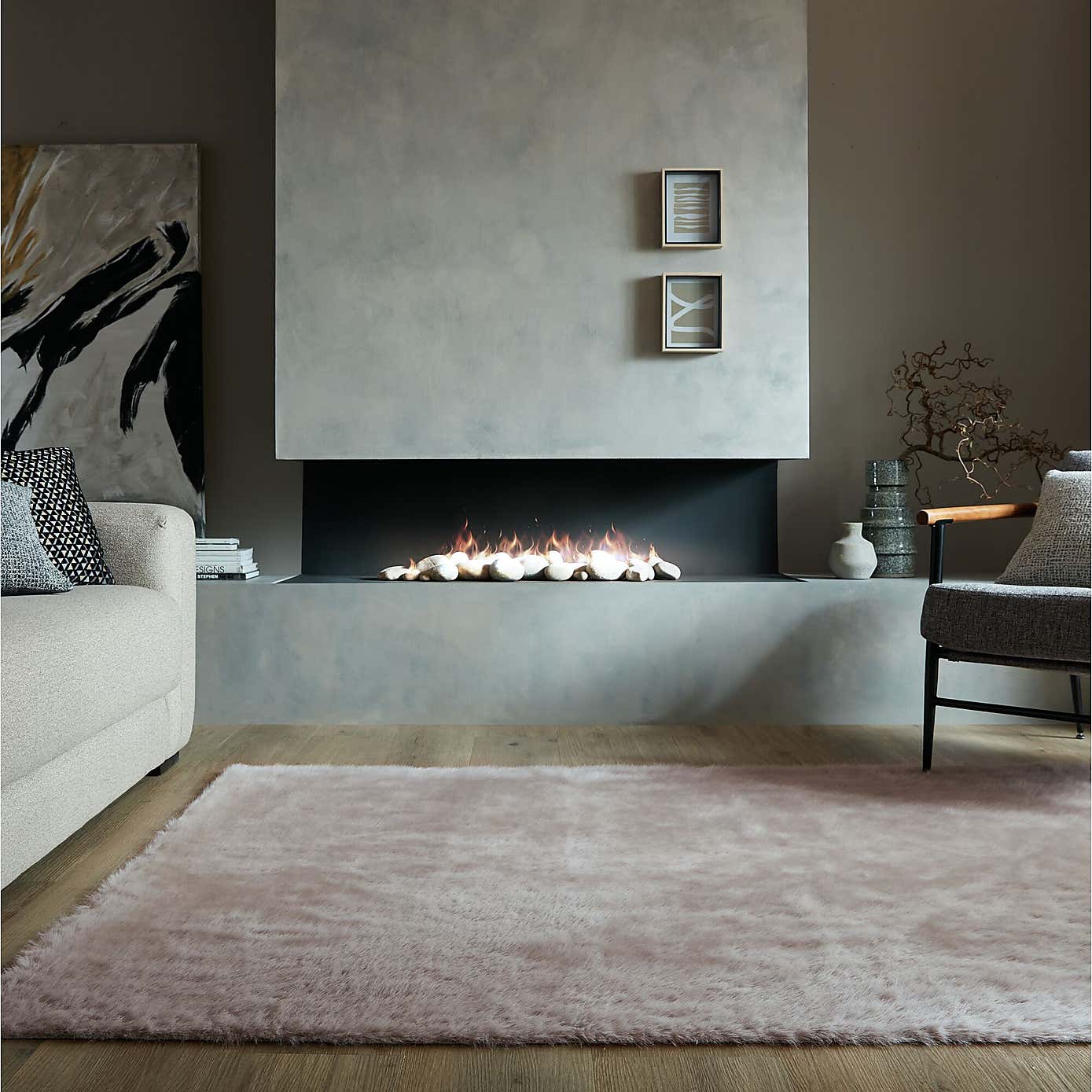 Alpine Washable Faux Fur Rug