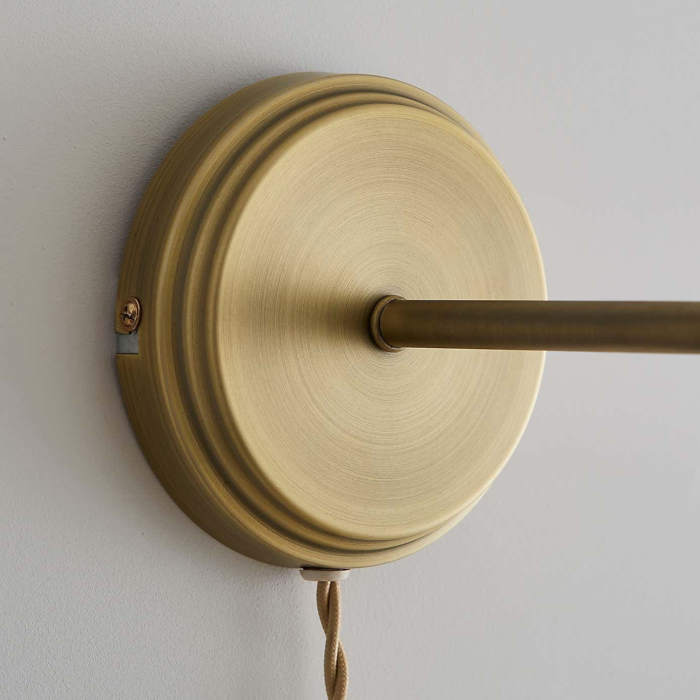 Churchgate Fawsley Fern Industrial Plug In Wall Light