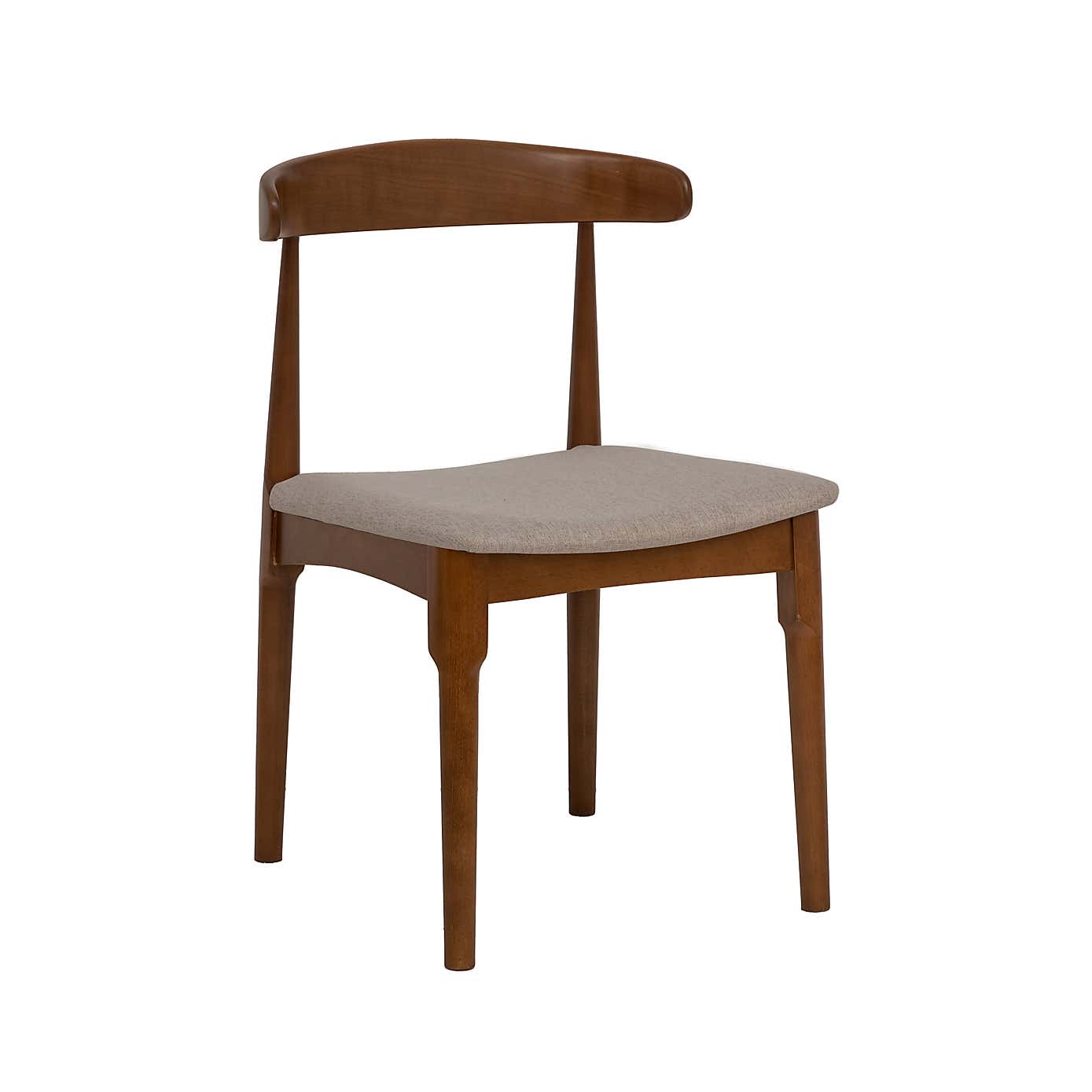 Elements Alva Dining Chair, Natural Fabric