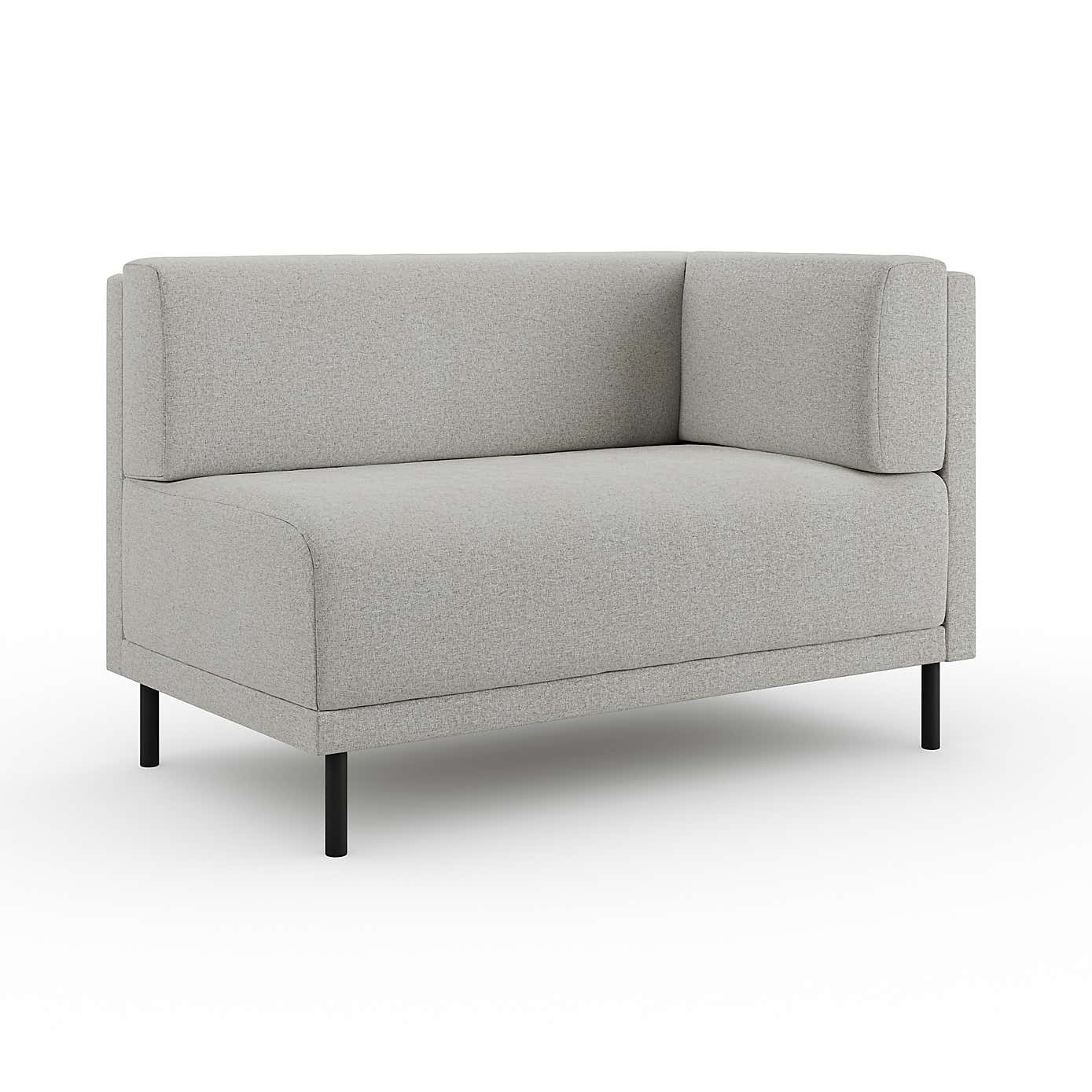 Mae Corner Dining Bench, Textured Weave