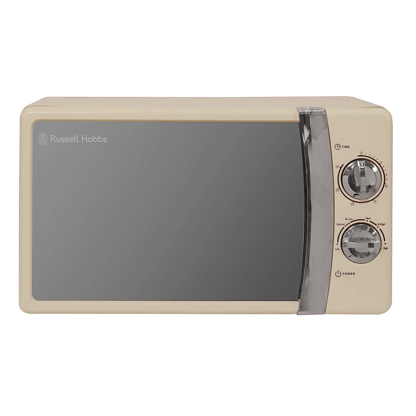 Russell Hobbs Colours 700W 17L Cream Manual Microwave