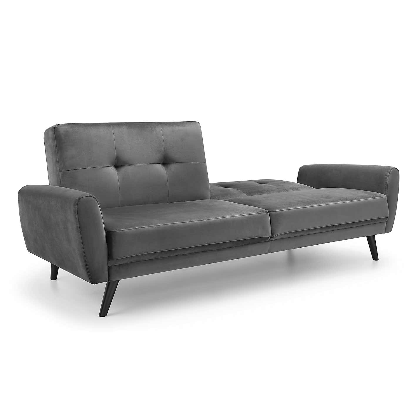Monza Velvet Clic Clac Double Sofa Bed