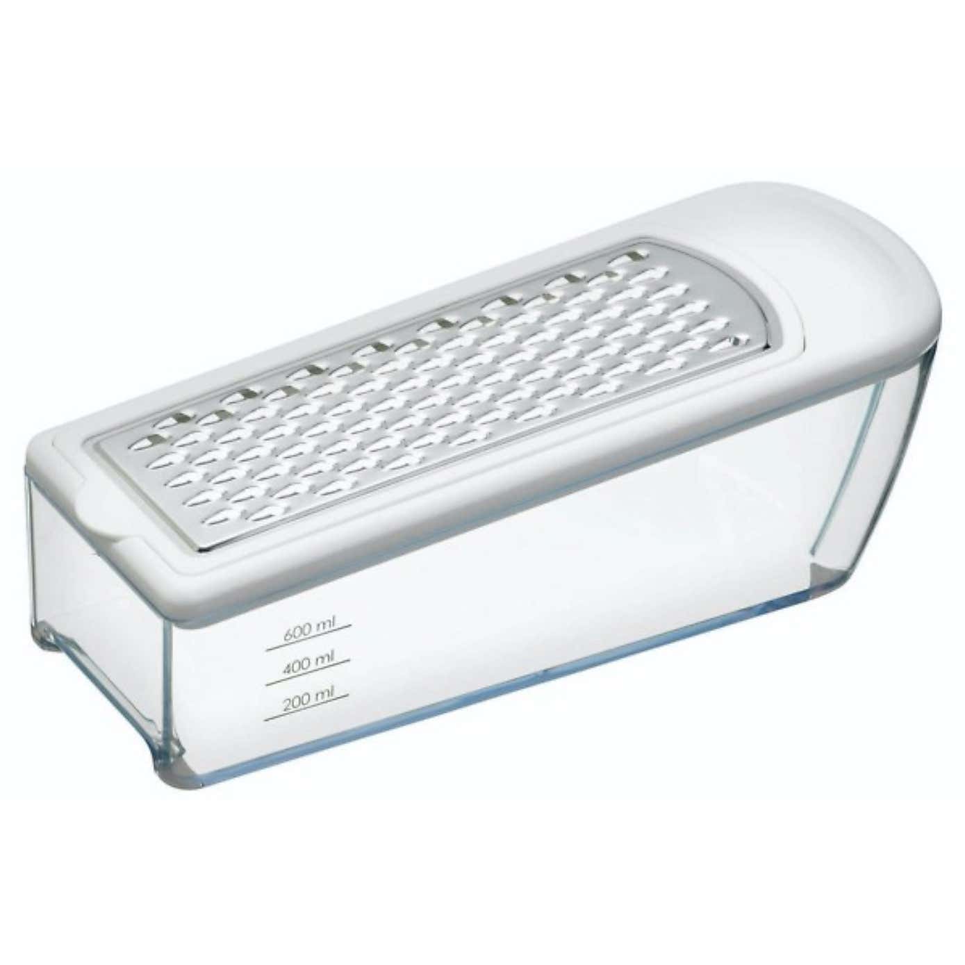 KitchenCraft Stainless Steel Cheese Grater with Container