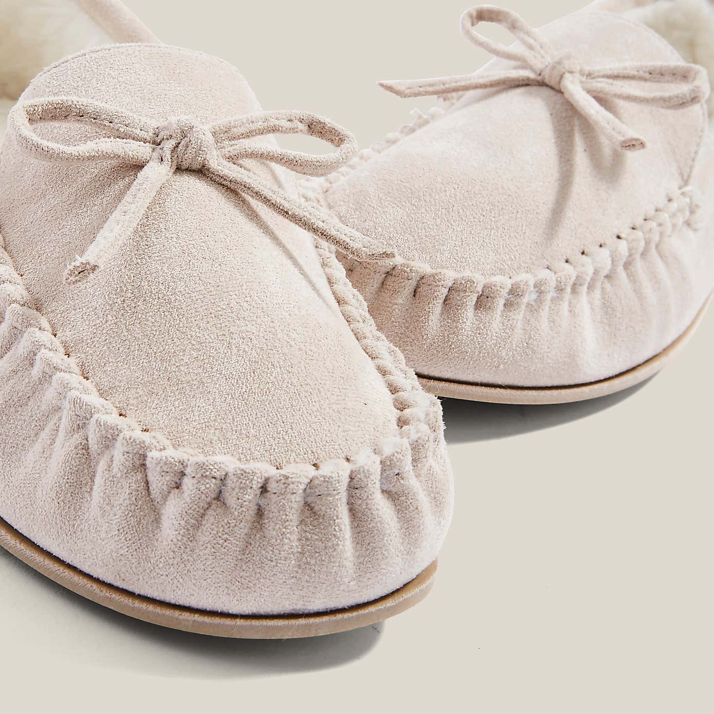 Ladies Suedette Moccasins