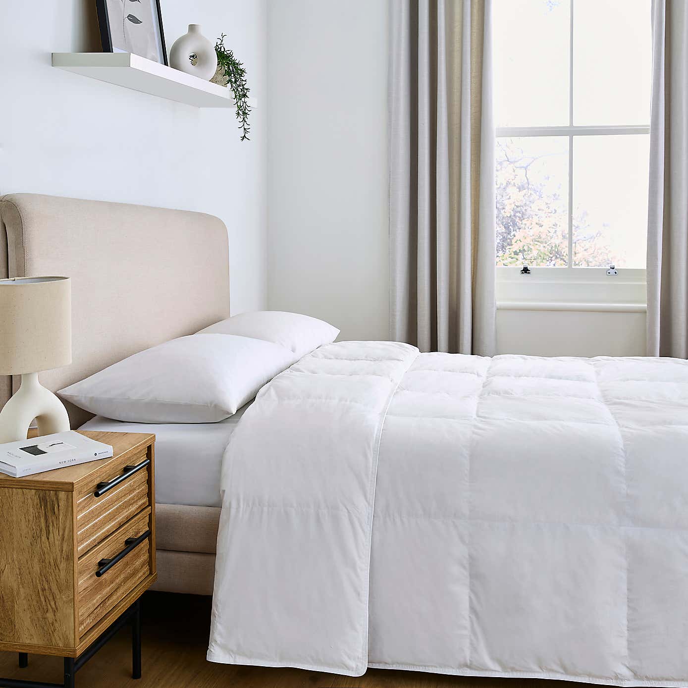 Fogarty White Goose Feather and Down 13.5 Tog Duvet