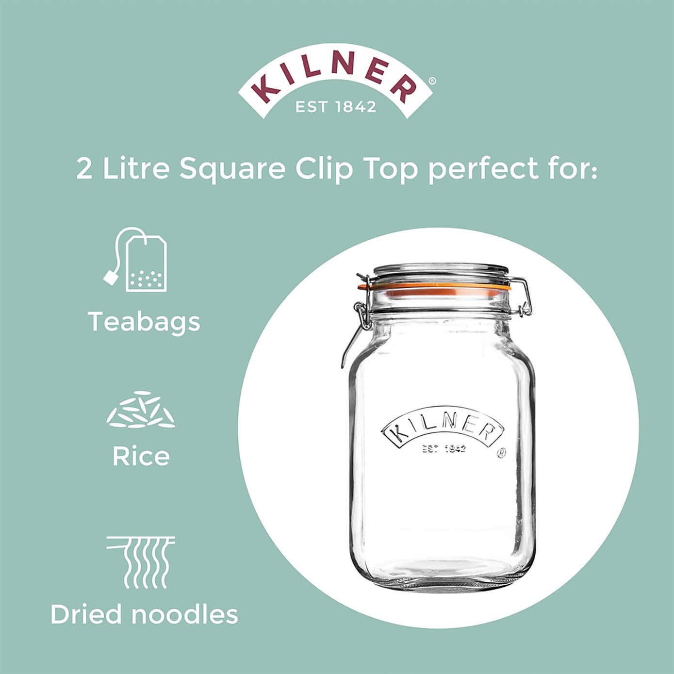 Kilner 2 Litre Preserve Jar
